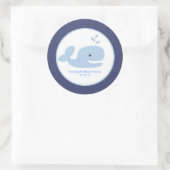Ahoy Mate Whale Feel Friends Stickers 3インチ ラウンドシール (バッグ)