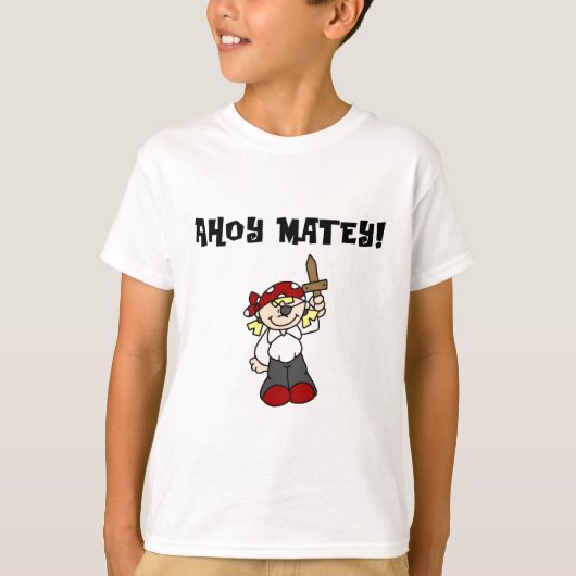 Ahoy Matey女の子 Tシャツ (正面)