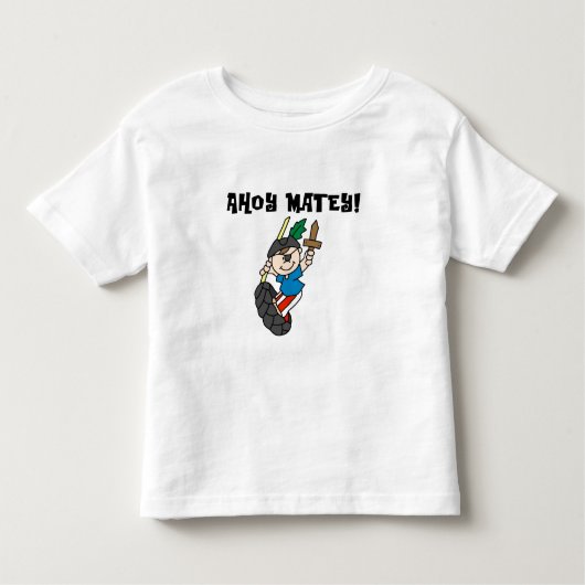 Ahoy Matey トドラーTシャツ (正面)