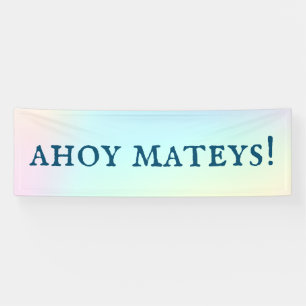 Ahoy Mateys! 海賊パーティーの印 横断幕