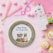 Ahoy、Matyes、Boy's Baby 航海の Shower ペーパープレート (パーティー)