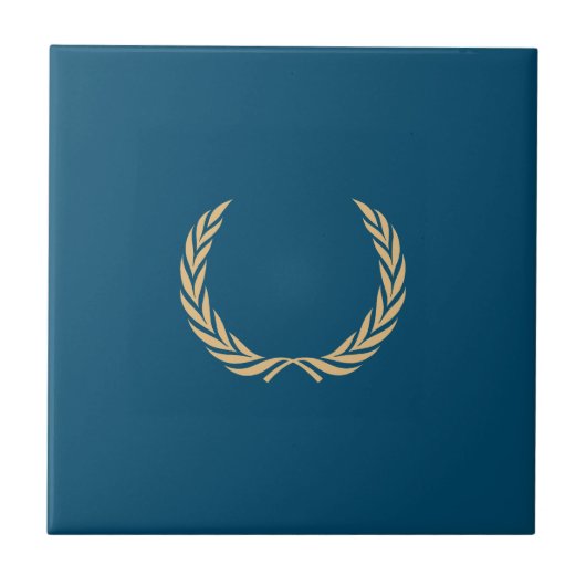 Ährenkranz Lorbeerkranz Laurel wreath タイル (正面)
