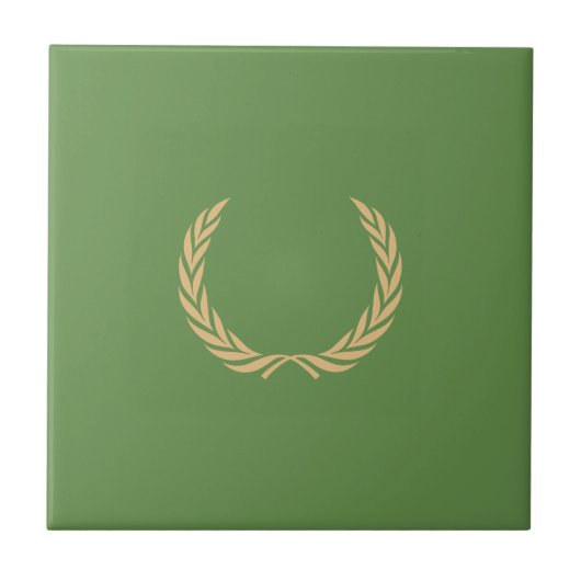 Ährenkranz Lorbeerkranz Laurel wreath タイル (正面)
