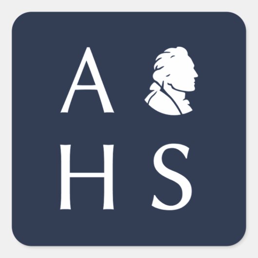 AHSステッカー スクエアシール (正面)