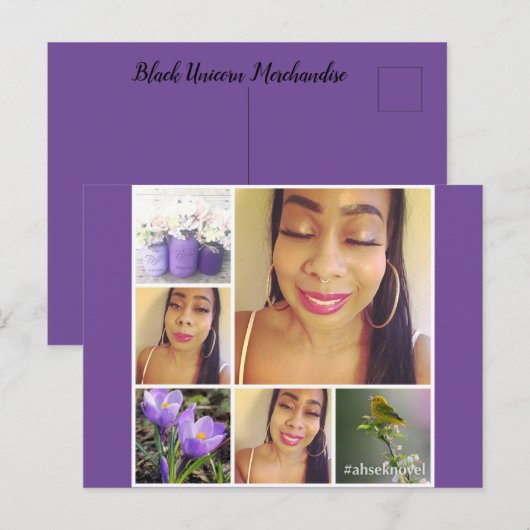 Ahsekノベルはがき2 ポストカード (正面/裏面)