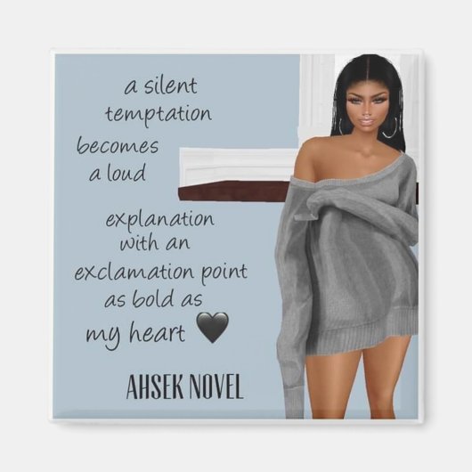 Ahsek新作詩マグネット3 マグネット (正面)