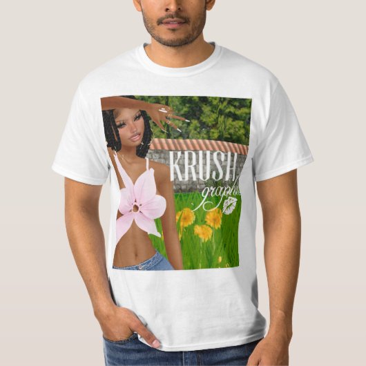 Ahsek NovelによるKrush Graphix 春のTシャツ 1 Tシャツ (正面)