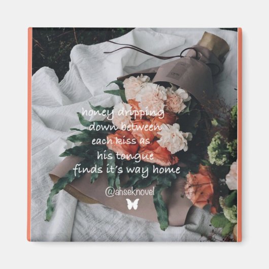 Ahsek Novel Poetry Magnet 2 マグネット (正面)