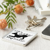 AHT "生命短い"の優れたKeychain キーホルダー (側面)