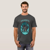 Ahuizotl Water Guardian Art - Aztec Mythic Legend Tシャツ (正面フル)