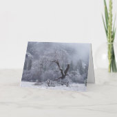 Ahwahneeのホテルからの挨拶 シーズンカード (裏面)