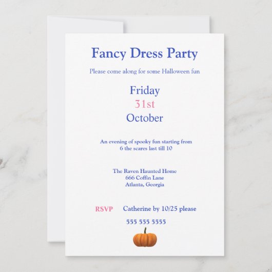 AIおばけのブー 招待状 (裏面)