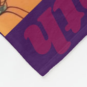 AIかぼちゃと紅葉毛布 フリースブランケット (角)