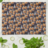 AIかぼちゃハロウィーンのカボチャのちょうちんトリートキッチンタオル キッチンタオル (折り畳み)