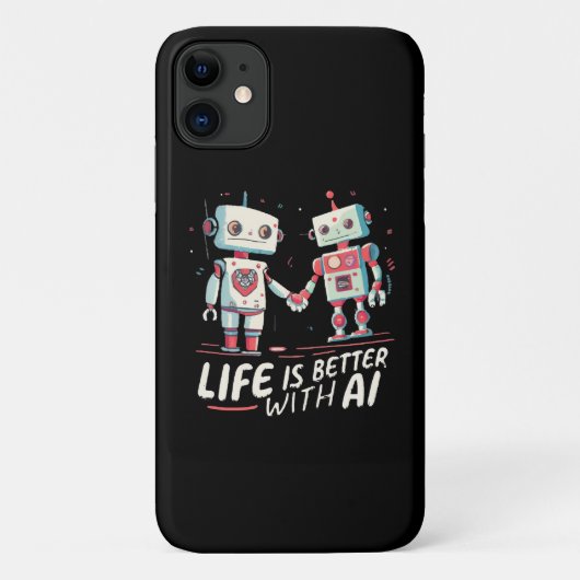 AIがあると人生はもっと楽しい Case-Mate iPhoneケース (裏面)