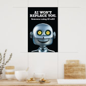 AIがポスターv2を置き換えない ポスター (キッチン)