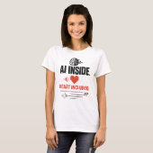AIが心の中にあるTシャツ Tシャツ (正面フル)