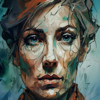 「AIが想定するCanvaで宇宙を変革 キャンバスプリント