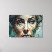 「AIが想定するCanvaで宇宙を変革 キャンバスプリント (正面)