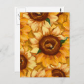 AIが生み出したひまわり ポストカード (正面/裏面)