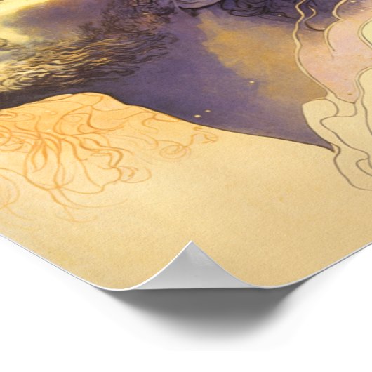 AIが生み出したミュシャによる宇宙のイエス ポスター (角)