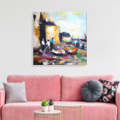 aiが生み出した芸術 キャンバスプリント (インサイチュ (リビング))