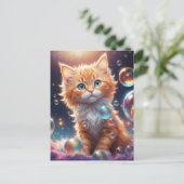 AIが生み出すかわいい猫 ポストカード (スタンド正面)