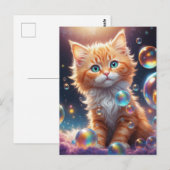 AIが生み出すかわいい猫 ポストカード (正面/裏面)