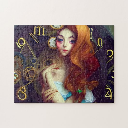 AIが発保生したアートの移動の時間 ジグソーパズル (横)