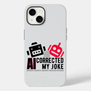 AIが私のジョークを修正.w Lグレー Case-Mate iPhone 14ケース