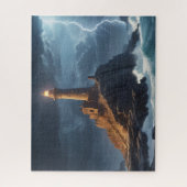 Aiが見るアレクサンドリアの灯台 ジグソーパズル (縦)