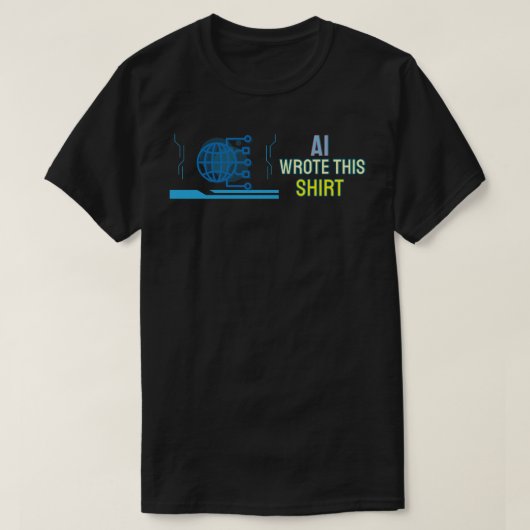 AIこの書シャツ Tシャツ (デザイン正面)