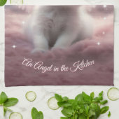 AIでパーソナライズされた生成されたキットエンジェルウィング キッチンタオル (折り畳み)