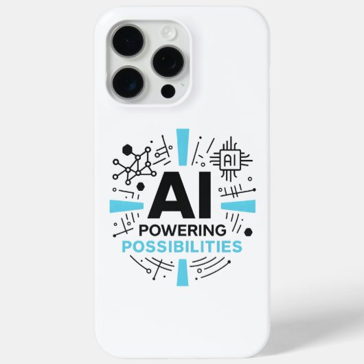 AIで可能性を拓くケース | 未来のテクノロジー Case-Mate iPhoneケース (裏面)