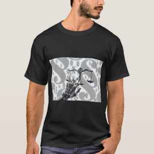 AIで生成されたサイボーグ未来的 Tシャツ