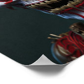 AIで生成されたゾンビアート ポスター (角)