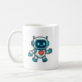 AIとロボットキャラクター コーヒーマグカップ