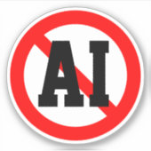 AIなし シール (正面)