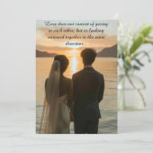 AIによって生成され伝統的た新婚結婚人 招待状 (スタンド正面)