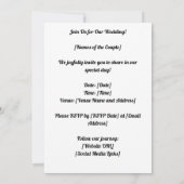 AIによって生成され伝統的た新婚結婚人 招待状 (裏面)