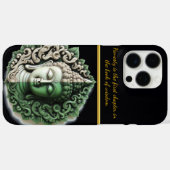 AIによる仏教彫刻 Case-Mate iPhoneケース (裏面 (横))