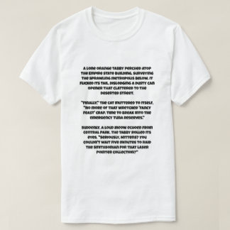 AIによる猫のジョークが人間の命を奪った Tシャツ