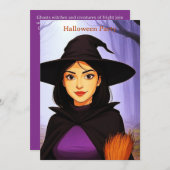 AIに優しい魔女 招待状 (正面/裏面)