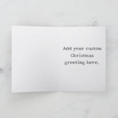 AIに職を奪われたサンタ クリスマスのユーモア カード (内部)