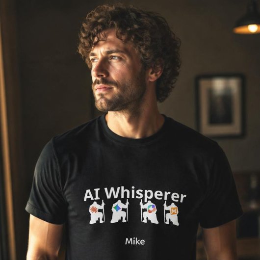 AIのささやき人 Tシャツ