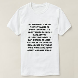 AIのジョークで熱狂するある、不機嫌と気違い Tシャツ