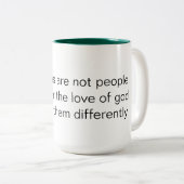 aiの法律の違い ツートーンマグカップ (正面右)