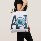 AIの眼 トートバッグ (クローズアップ)
