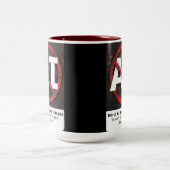 AIの「アート」生成イメージにノーと答える ツートーンマグカップ (中央)