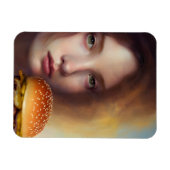 AIはチーズバーガーで女神の芸術を生み出した マグネット (横)